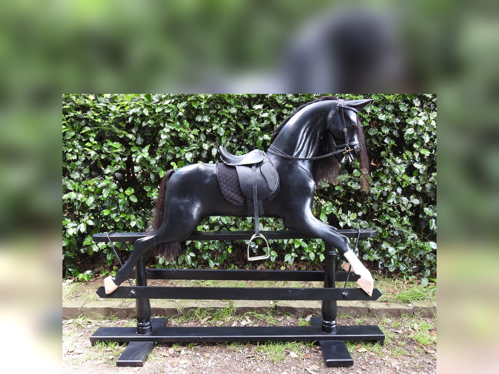 Black Beauty Rocking Horse Small (41" x 54" x 18")