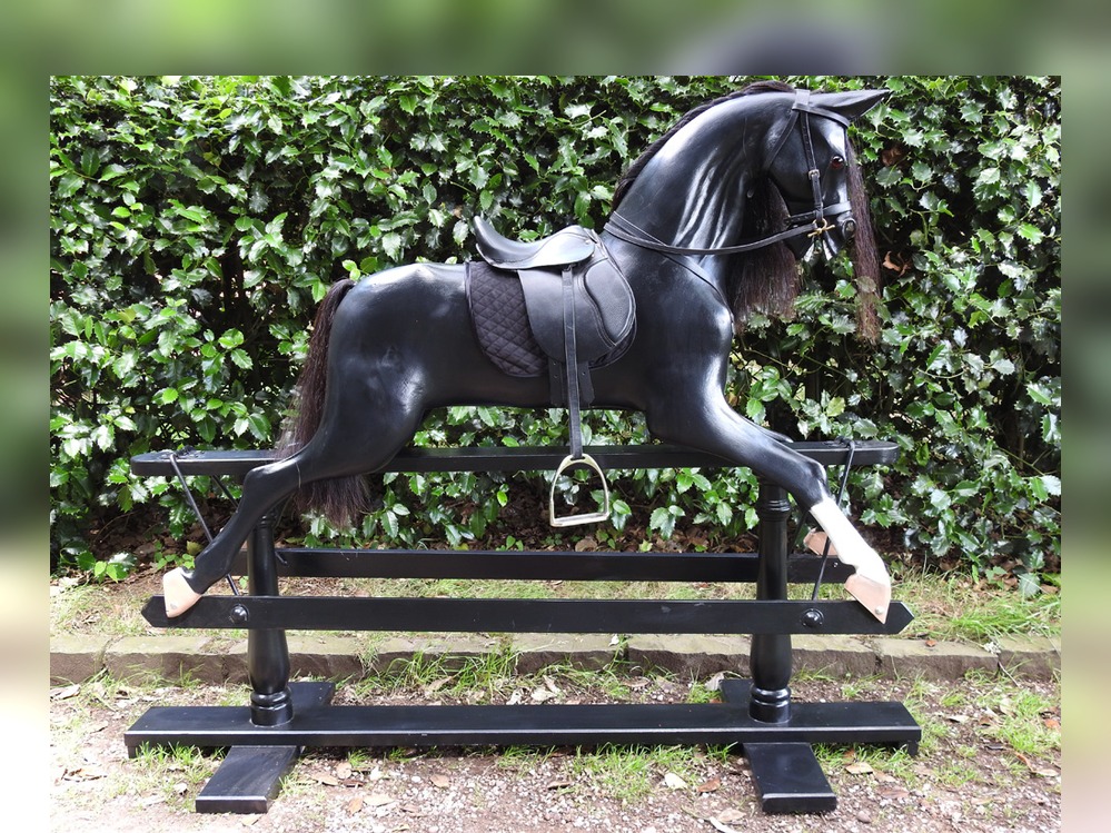 Black Beauty Rocking Horse Large (52" x 66" x 24")