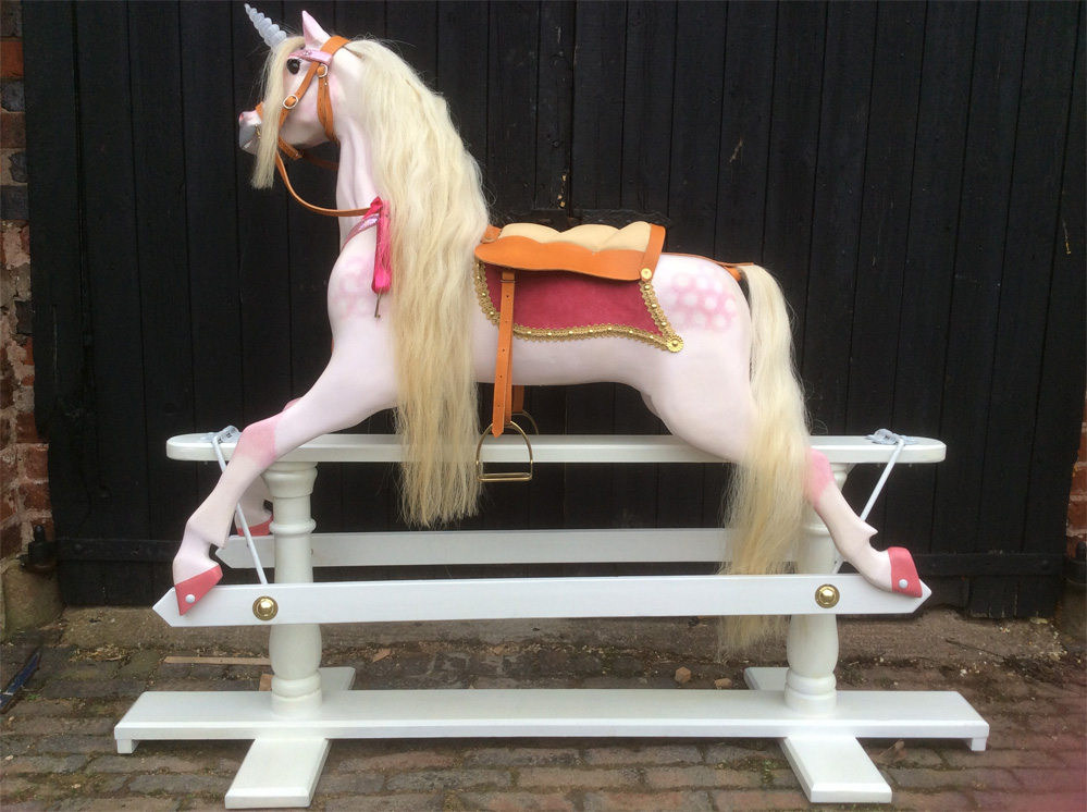 Unicorn Rocking Horse Medium (46" x 60" x 18")