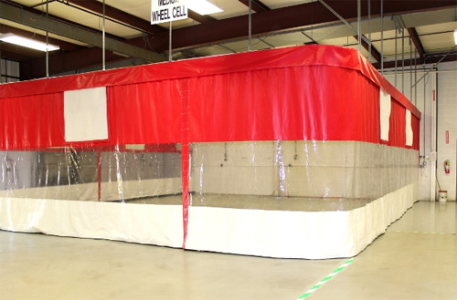 Workshop Divider Curtain 8ft high x 10ft wide